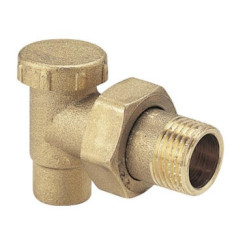 COUDE DE REGLAGE LAITON BRUT A SOUDER