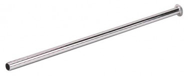 Tube laiton chromé avec collet battu 8/10