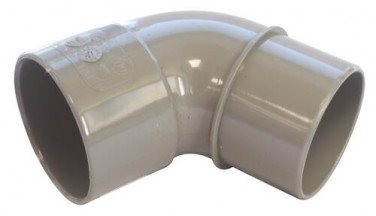 Coude PVC 67.30° mâle femelle ø32