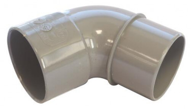 Coude PVC 67.30° mâle femelle ø40