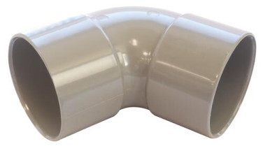 Coude PVC 67.30° double femelle ø40