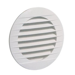 GRILLE PLASTIQUE D'AMENEE OU DE REJET D'AIR CIRCULAIRE