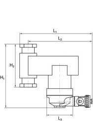 Séparateur de boue vertical sans insert magnétique F20/27 - REFLEX
