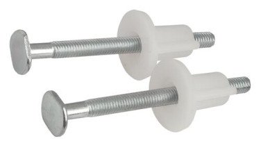 Fixations d'abattant de cuvette - vis acier