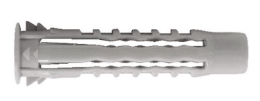 CHEVILLE UNIVERSELLE NYLON POUR MATERIAUX PLEINS ET CREUX - LG 50 DIAM. MECHE 10