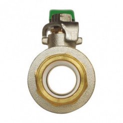 Vanne à sphère NF double femelle 26/34 à manette plate