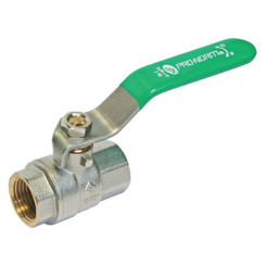 VANNE A SPHERE DOUBLE FEMELLE NF 50/60 - MANETTE PLATE - PRONORM