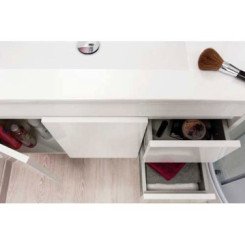 Meuble à suspendre 100cm lumpur miroir suspendu