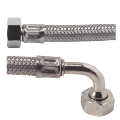 FLEXIBLE SANITAIRE 12/18- FEMELLE 20/27 - COUDE FEMELLE 20/27 Lg 1500mm