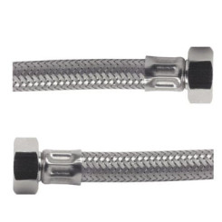 FLEXIBLE SANITAIRE 10/14 - 2 ECROUS TOURNANTS FEMELLE