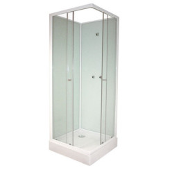 CABINE DE DOUCHE ACCES D'ANGLE CARRE SANROBI 80 x 80