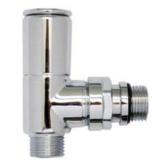 ROBINET MANUEL CHROME EQUERRE