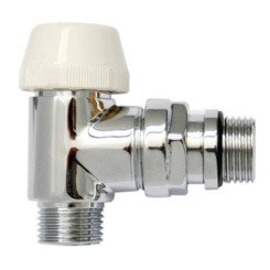 CORPS DE ROBINET EQUERRE DESIGN CHROME