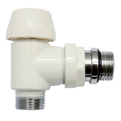 CORPS DE ROBINET EQUERRE DESIGN BLANC