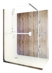 Douche ELMER thermostatique 140x90cm - Sapin