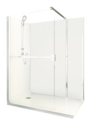 Douche ELMER thermostatique 160x90cm - Galet