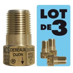 LOT de 3 VANNES ANTIGEL - EXOGEL