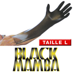 LOT GANTS NITRILE BLACKMAMBA L