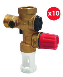 Pack de 10 groupes de sécurité inox