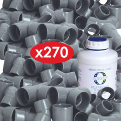 PACK 270 RACCORDS PVC