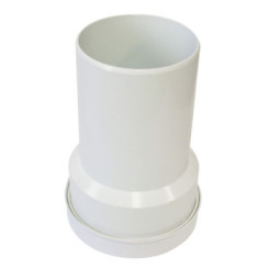 PIPE DROITE PLASTIQUE AVEC JOINT A LEVRE Ø 100