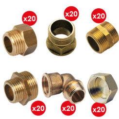 PACK 160 RACCORDS LAITON