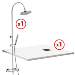 PACK RECEVEUR EN RESINE 90 x 140 cm