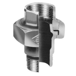 RACCORD UNION NOIR MALE FEMELLE