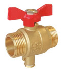 Vanne porte sonde double mâle 26/34