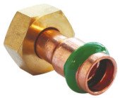 Raccord écrou tournant cuivre à sertir EAU ø14-12/17
