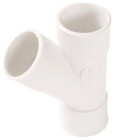 Culotte PVC 45° triple femelle ø40 blanc - NICOLL