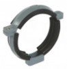Collier plastique isophonique avec garniture ø100