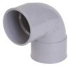 Coude PVC 87°30 double femelle ø75 - NICOLL