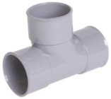 Té pied de biche PVC 87°30 triple femelle ø50 - NICOLL