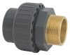 Raccord union mixte fileté PVC Pression/laiton Ø 20x15/21