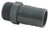 Raccord cannelé à visser PVC Press Ø 20x15/21