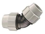 Coude 45° égal à compression PE ø40 - PLASSON