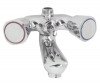 Mélangeur de bain-douche chromé - entraxe 110mm