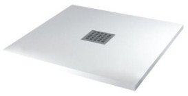 Receveur de douche résine de synthèse MINA blanc 80x80
