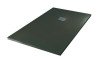 Receveur de douche résine de synthèse MINA gris anthracite 100x140