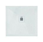 Receveur de douche résine de synthèse RECEA blanc 90x90