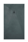 Receveur de douche résine de synthèse RECEA gris anthracite 90x120
