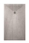 Receveur de douche résine de synthèse RECEA béton 80x120