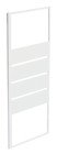 Retour fixe 80cm profilés blancs ERIS 2