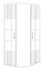 Paroi quart de cercle 2 volets coulissants AUMEA 90cm
