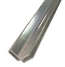 Profilé d'angle chromé pour panneau mural 3 mm