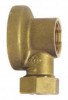 Applique MAL simple avec écrou pour collet battu brossée ø14 15/21