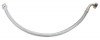 Flexible sanitaire 1 raccord mâle 15/21 - 1 coude écrou tournant femelle 15/21- Longueur 500mm -DN10