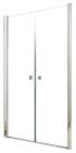 Paroi de douche portes saloon verre transparent SELYNA 90cm