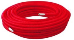 Tube multicouche gainé rouge ø16 en couronne 25m - SOMATHERM FOR YOU
